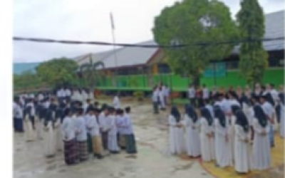 Kegiatan Apel Hari Santri Nasional di Madrasah